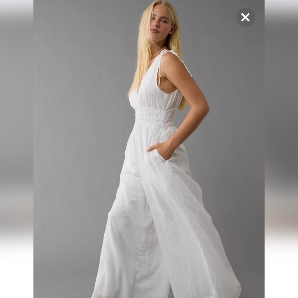American Eagle smocked jumpsuit